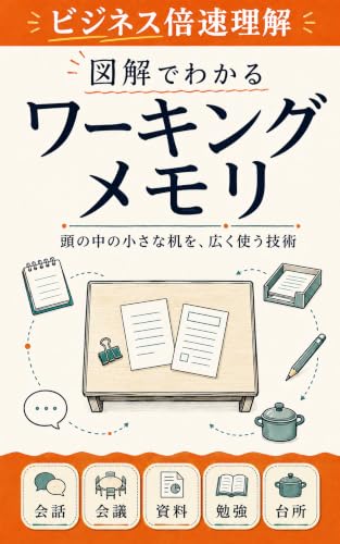 図解でわかるワーキングメモリの表紙